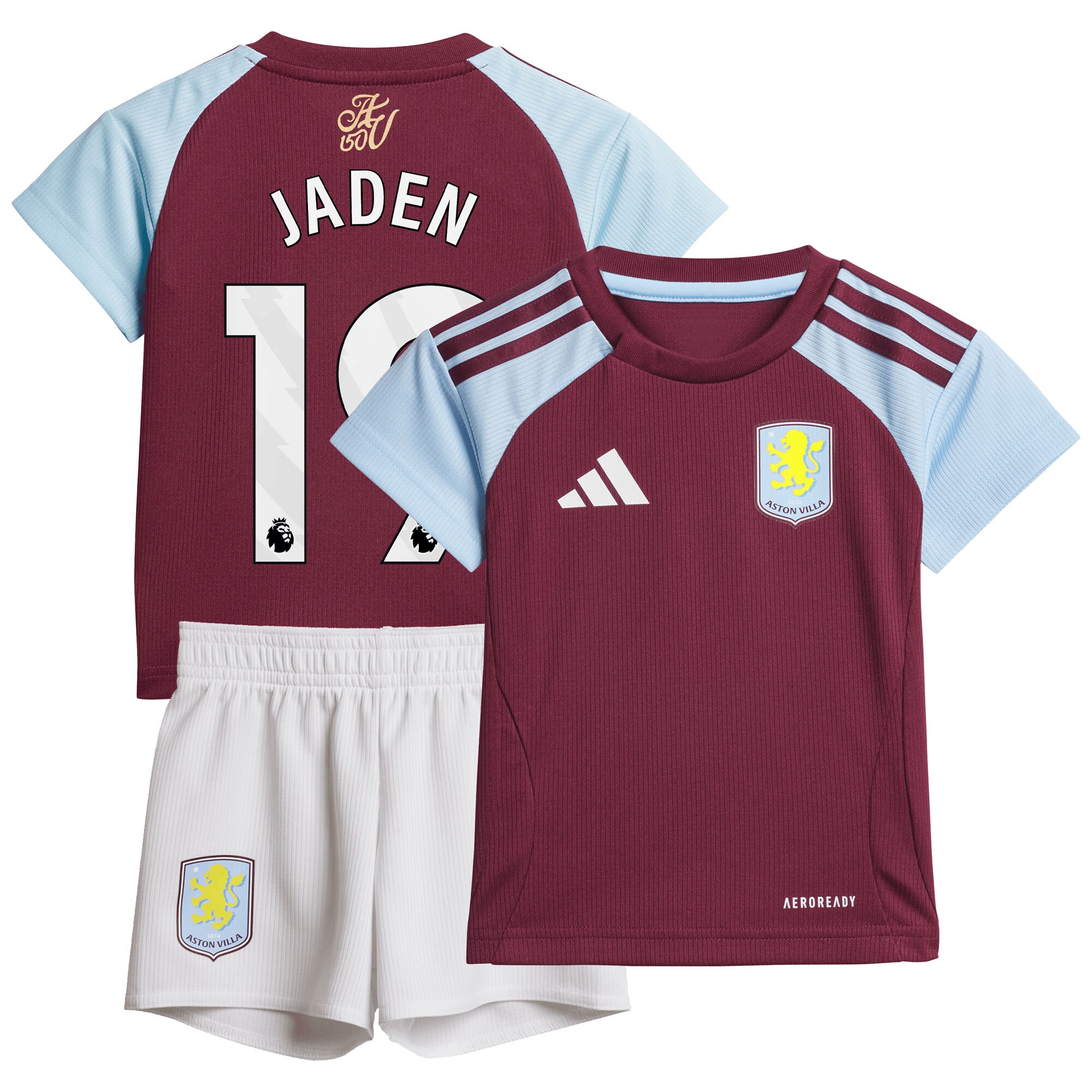 aston villa adidas home baby kit 2024-25 with jaden 19 printing Collection | AVFC Fan Shop Official Jerseys and Shirts