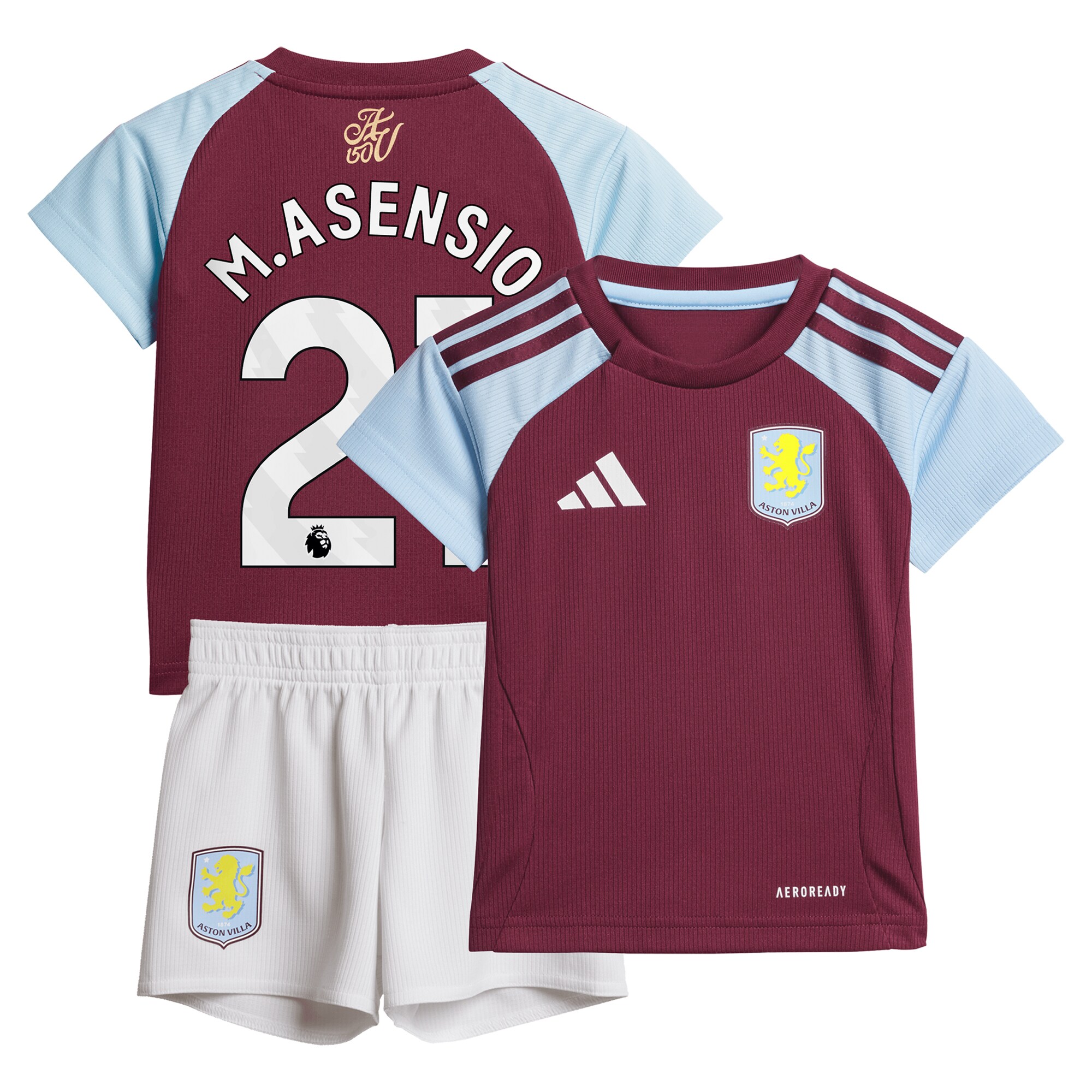 aston villa adidas home baby kit 2024-25 with m.asensio 21 printing Collection | AVFC Fan Shop Official Jerseys and Shirts