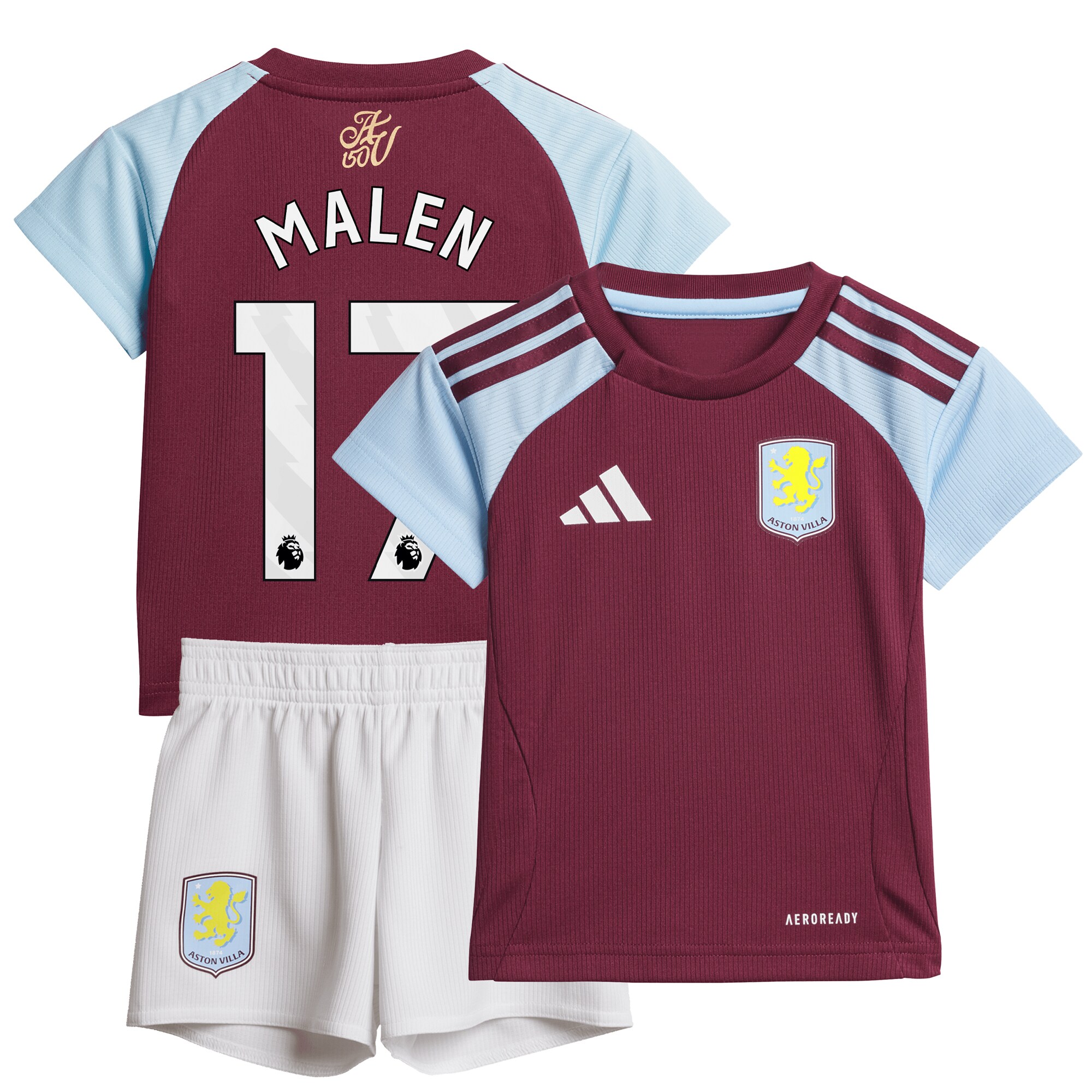 aston villa adidas home baby kit 2024-25 with malen 17 printing Collection | AVFC Fan Shop Official Jerseys and Shirts