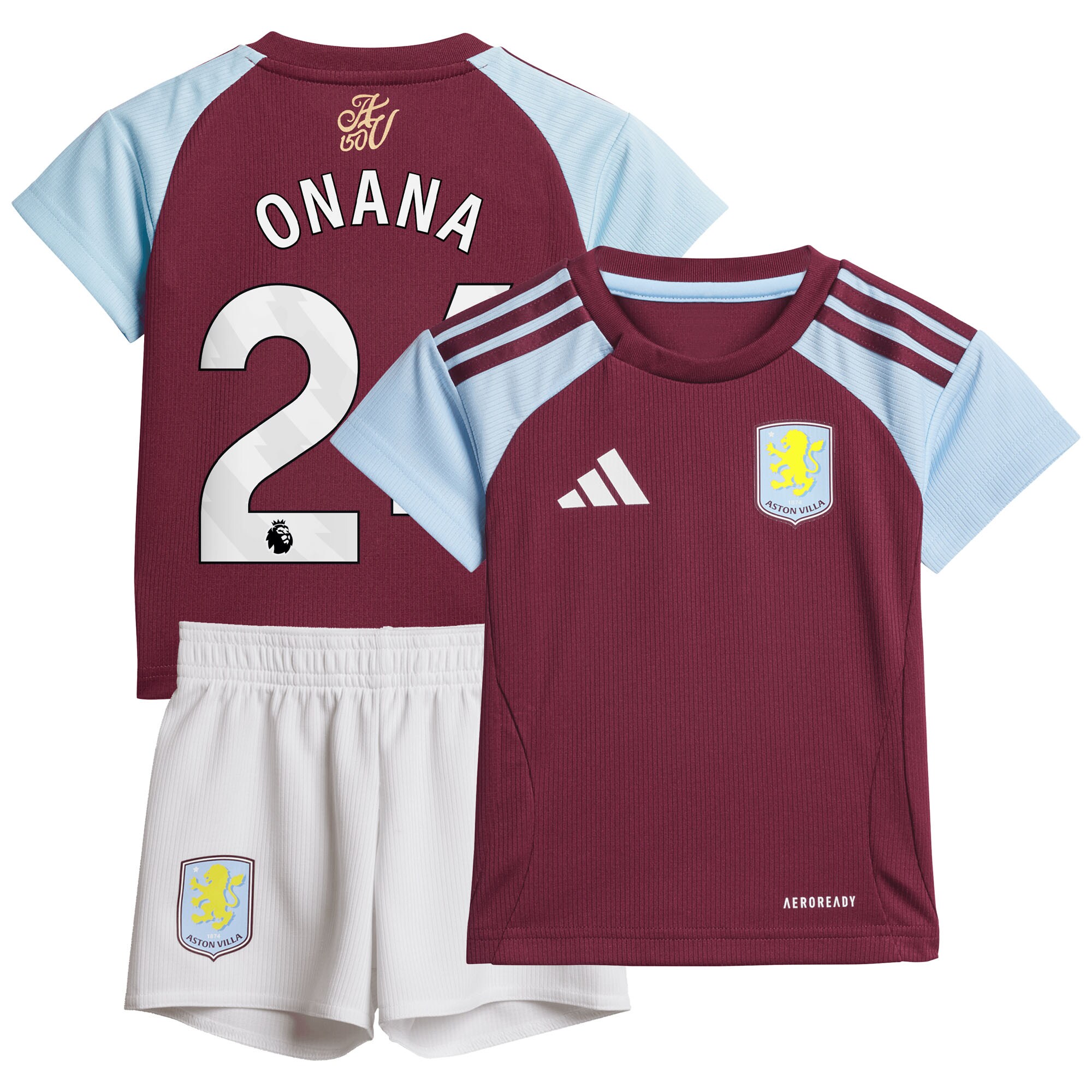 aston villa adidas home baby kit 2024-25 with onana 24 printing Collection | AVFC Fan Shop Official Jerseys and Shirts