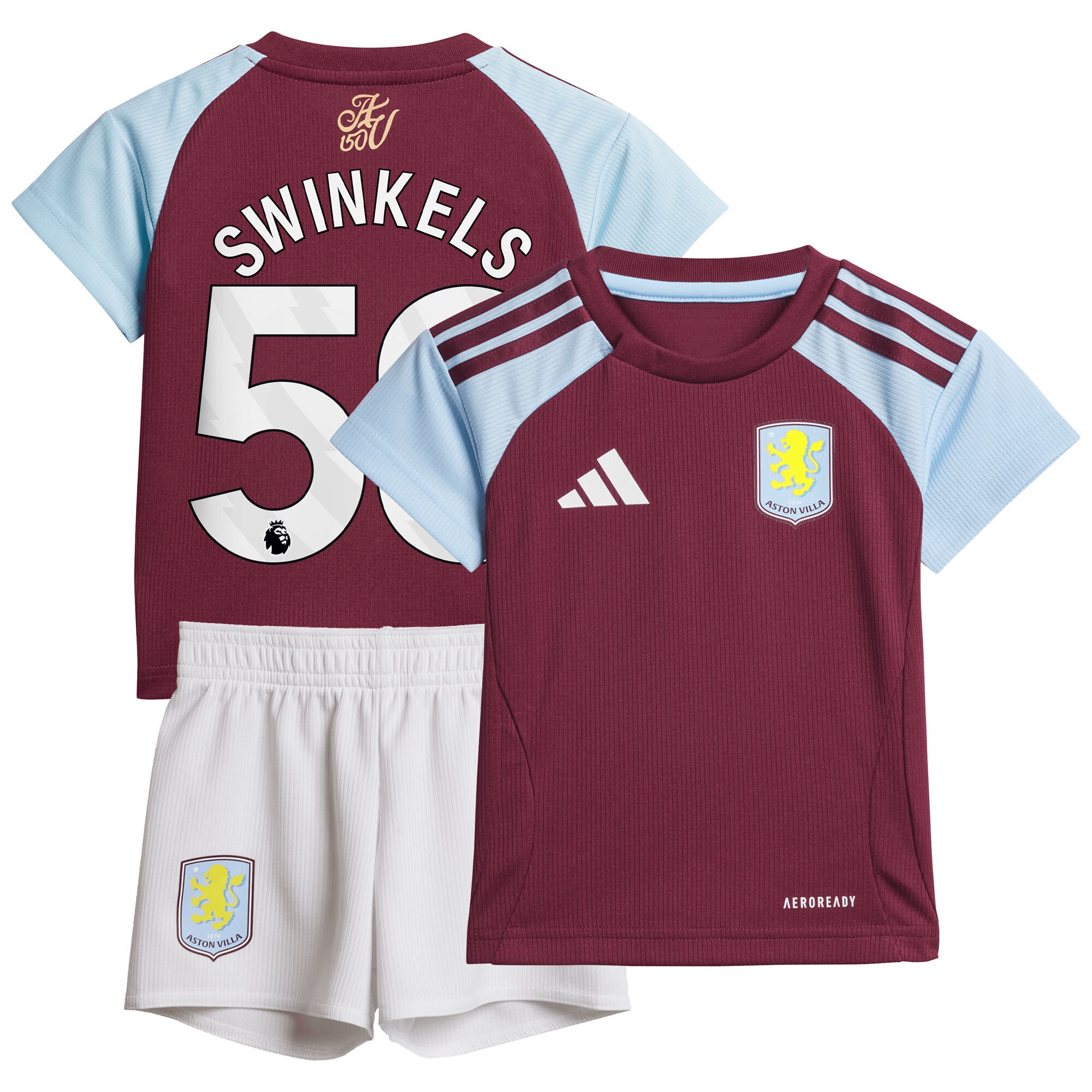 aston villa adidas home baby kit 2024-25 with swinkels 50 printing Collection | AVFC Fan Shop Official Jerseys and Shirts