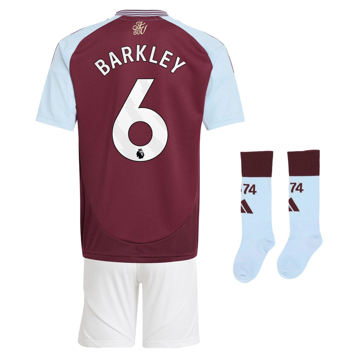 aston villa adidas home mini kit 2024-25 with barkley 6 printing Collection | AVFC Fan Shop Official Jerseys and Shirts