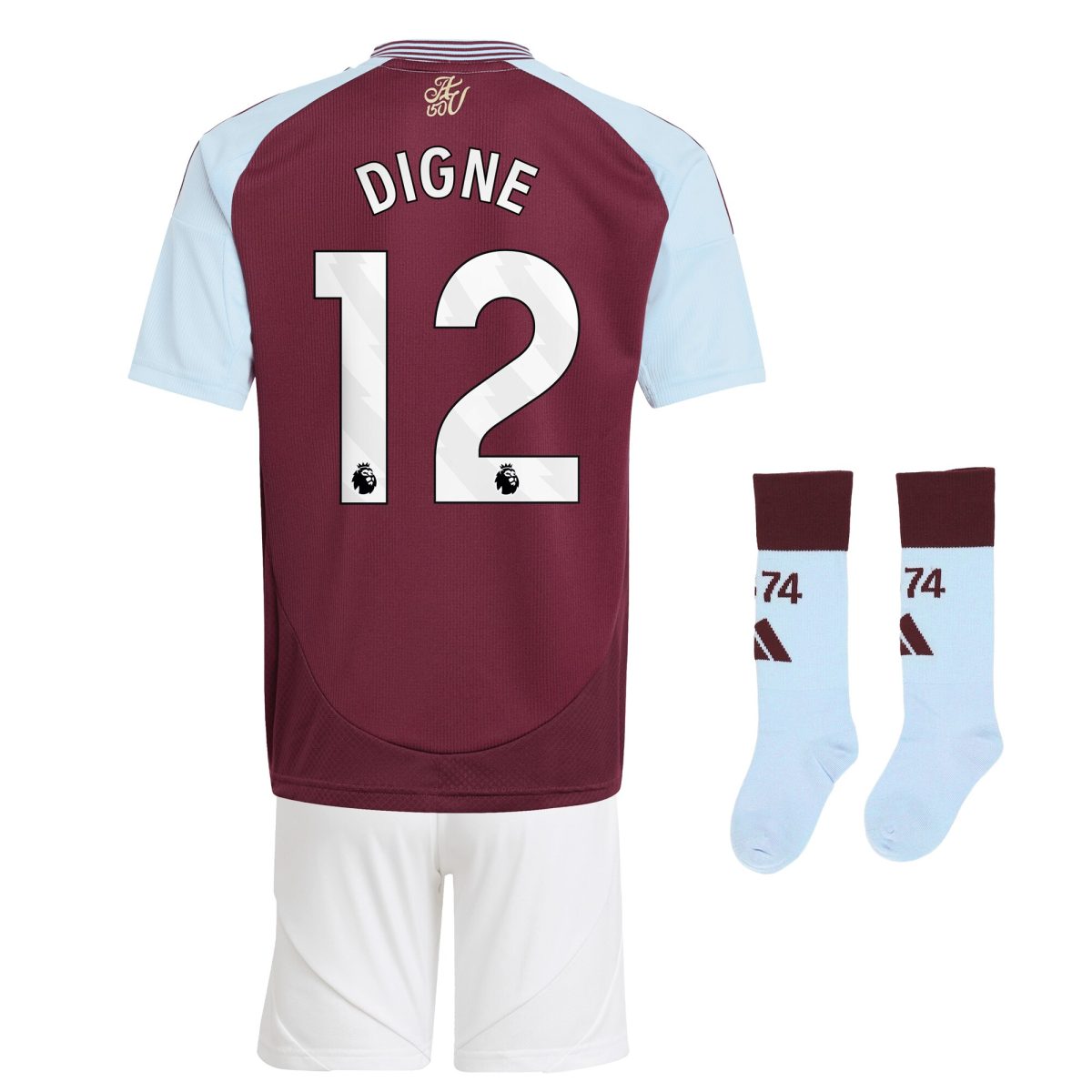 aston villa adidas home mini kit 2024-25 with digne 12 printing Collection | AVFC Fan Shop Official Jerseys and Shirts