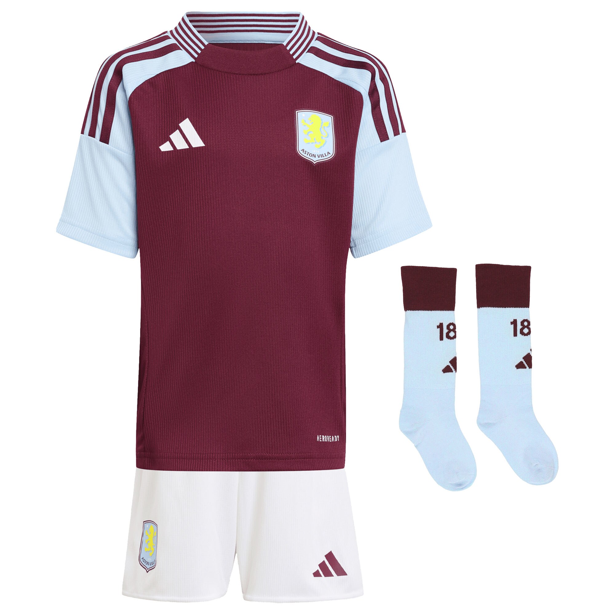 aston villa adidas home mini kit 2024-25 with hause 30 printing Collection | AVFC Fan Shop Official Jerseys and Shirts