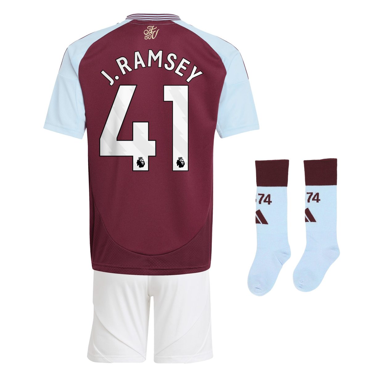 aston villa adidas home mini kit 2024-25 with j. ramsey 41 printing Collection | AVFC Fan Shop Official Jerseys and Shirts