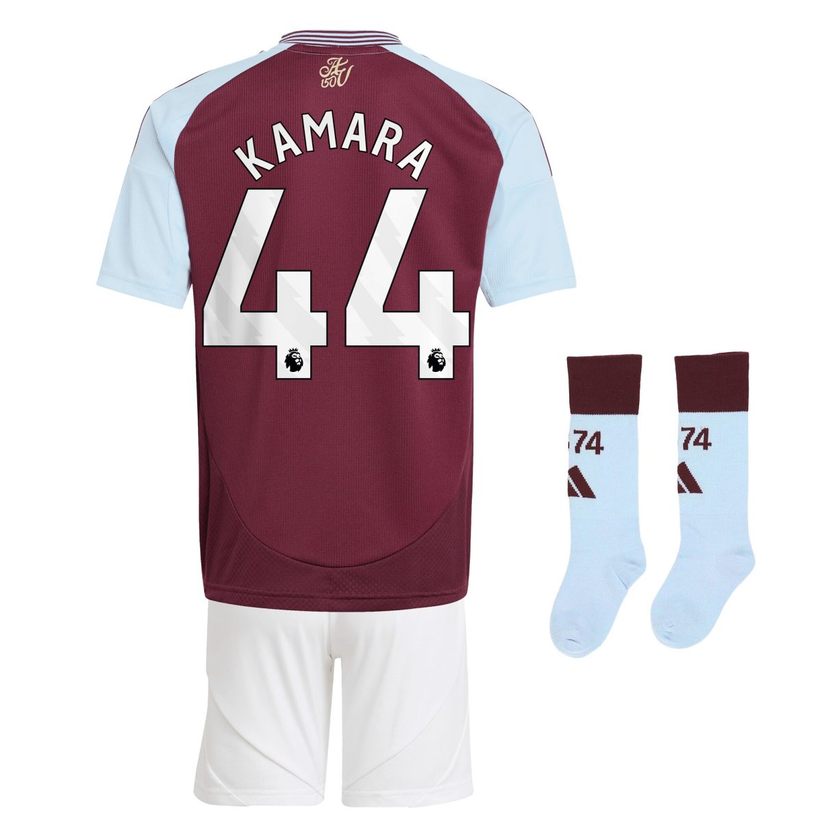 aston villa adidas home mini kit 2024-25 with kamara 44 printing Collection | AVFC Fan Shop Official Jerseys and Shirts