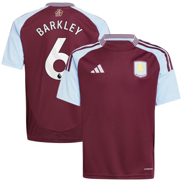 aston villa adidas home shirt 2024-25 – kids with barkley 6 printing Collection | AVFC Fan Shop Official Jerseys and Shirts
