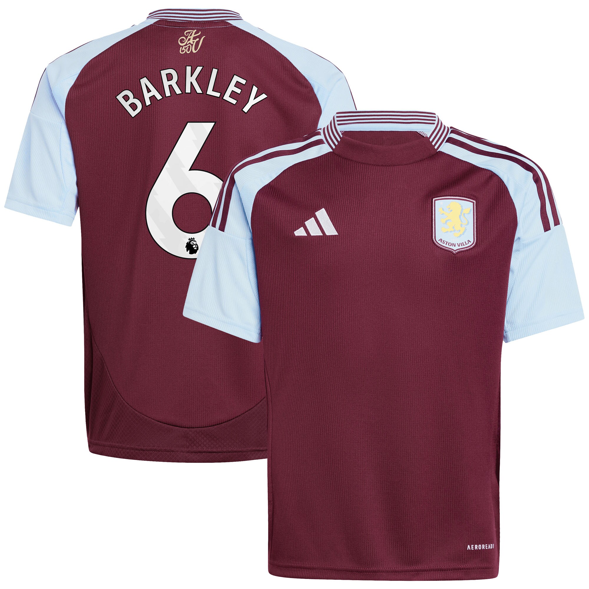 aston villa adidas home shirt 2024-25 – kids with barkley 6 printing Collection | AVFC Fan Shop Official Jerseys and Shirts