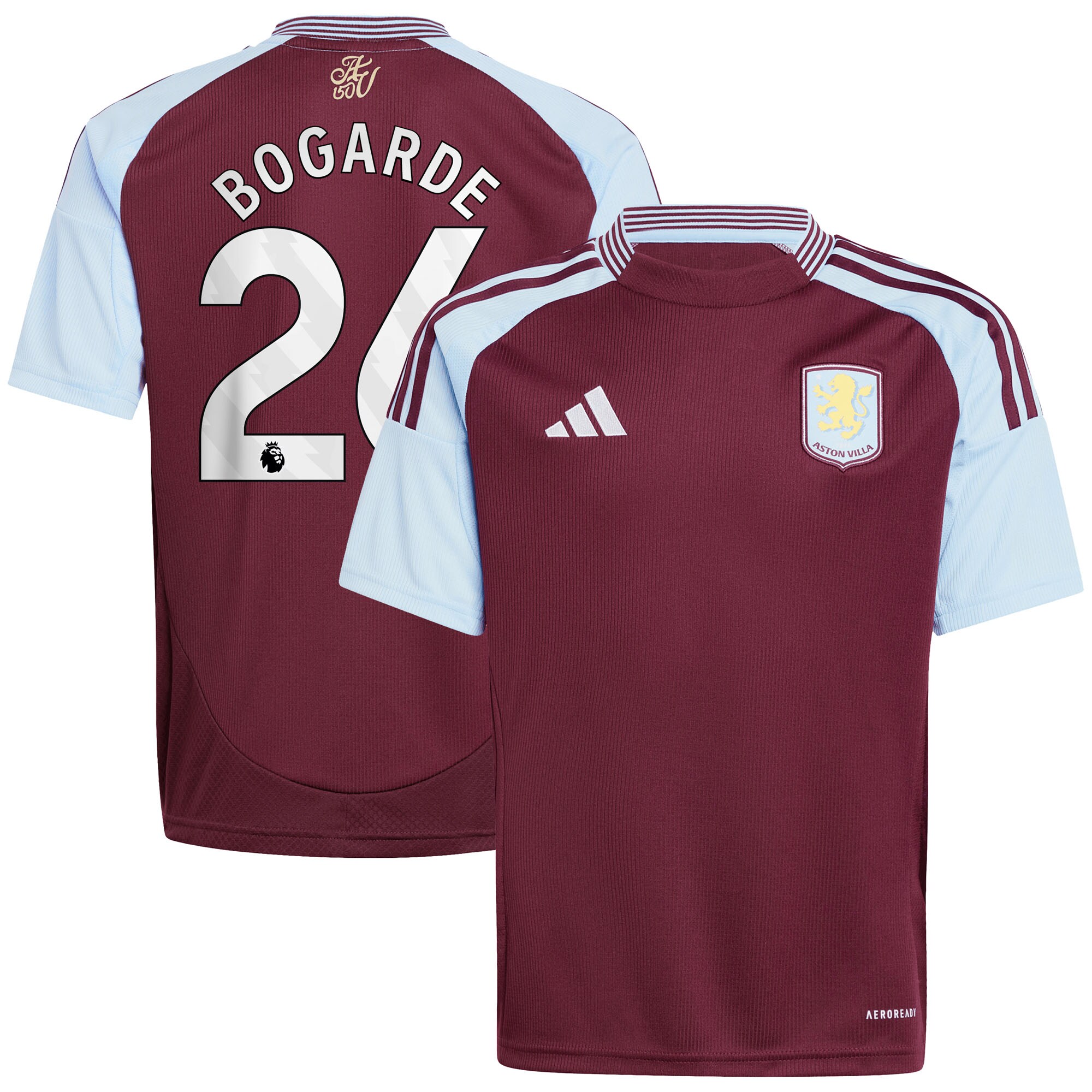 aston villa adidas home shirt 2024-25 – kids with bogarde 26 printing Collection | AVFC Fan Shop Official Jerseys and Shirts