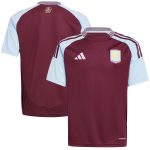 aston villa adidas home shirt 2024-25 – kids with custom printing Collection | AVFC Fan Shop Official Jerseys and Shirts