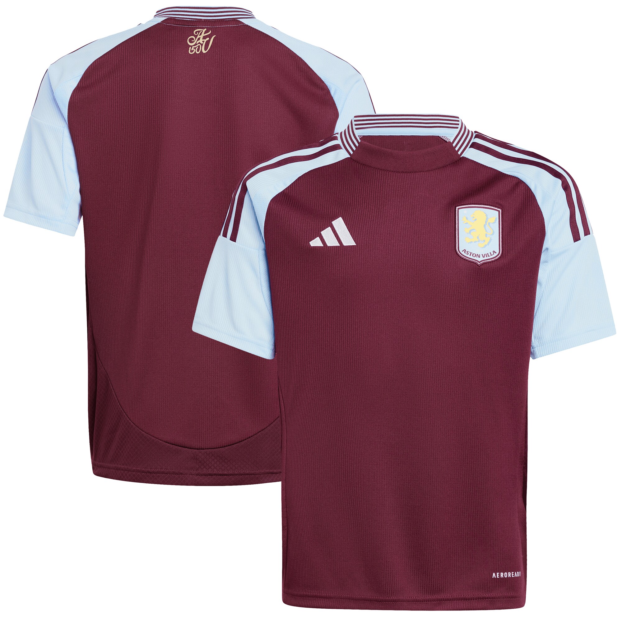 aston villa adidas home shirt 2024-25 – kids with custom printing Collection | AVFC Fan Shop Official Jerseys and Shirts