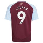 aston villa adidas home shirt 2024-25 – kids with j.duran 9 printing Collection | AVFC Fan Shop Official Jerseys and Shirts