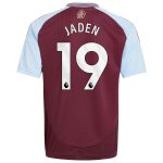 aston villa adidas home shirt 2024-25 – kids with jaden 19 printing Collection | AVFC Fan Shop Official Jerseys and Shirts