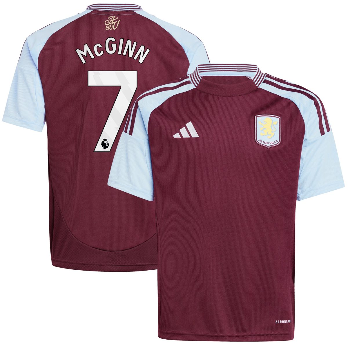 aston villa adidas home shirt 2024-25 – kids with john mcginn 7 printing Collection | AVFC Fan Shop Official Jerseys and Shirts