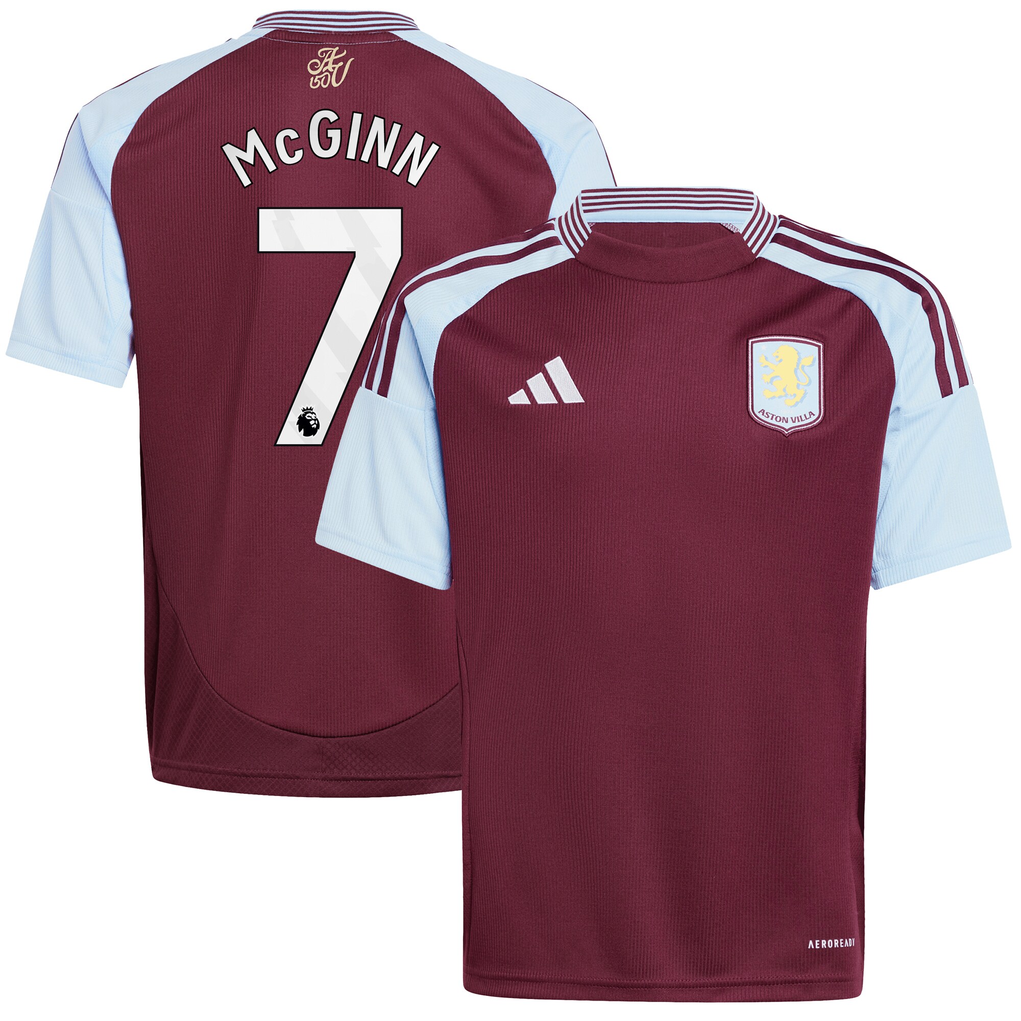 aston villa adidas home shirt 2024-25 – kids with john mcginn 7 printing Collection | AVFC Fan Shop Official Jerseys and Shirts