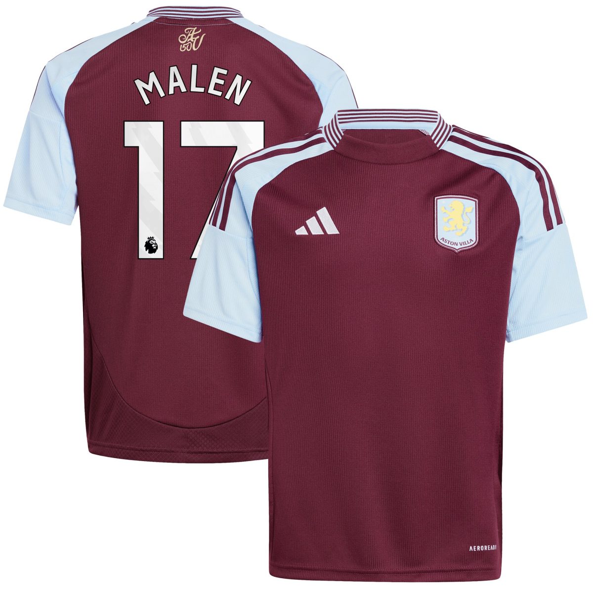 aston villa adidas home shirt 2024-25 – kids with malen 17 printing Collection | AVFC Fan Shop Official Jerseys and Shirts