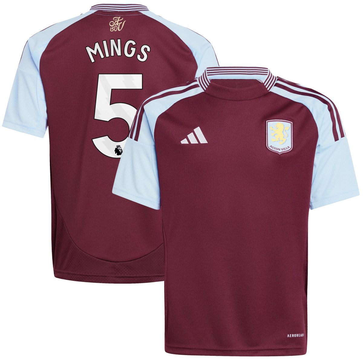 aston villa adidas home shirt 2024-25 – kids with mings 5 printing Collection | AVFC Fan Shop Official Jerseys and Shirts