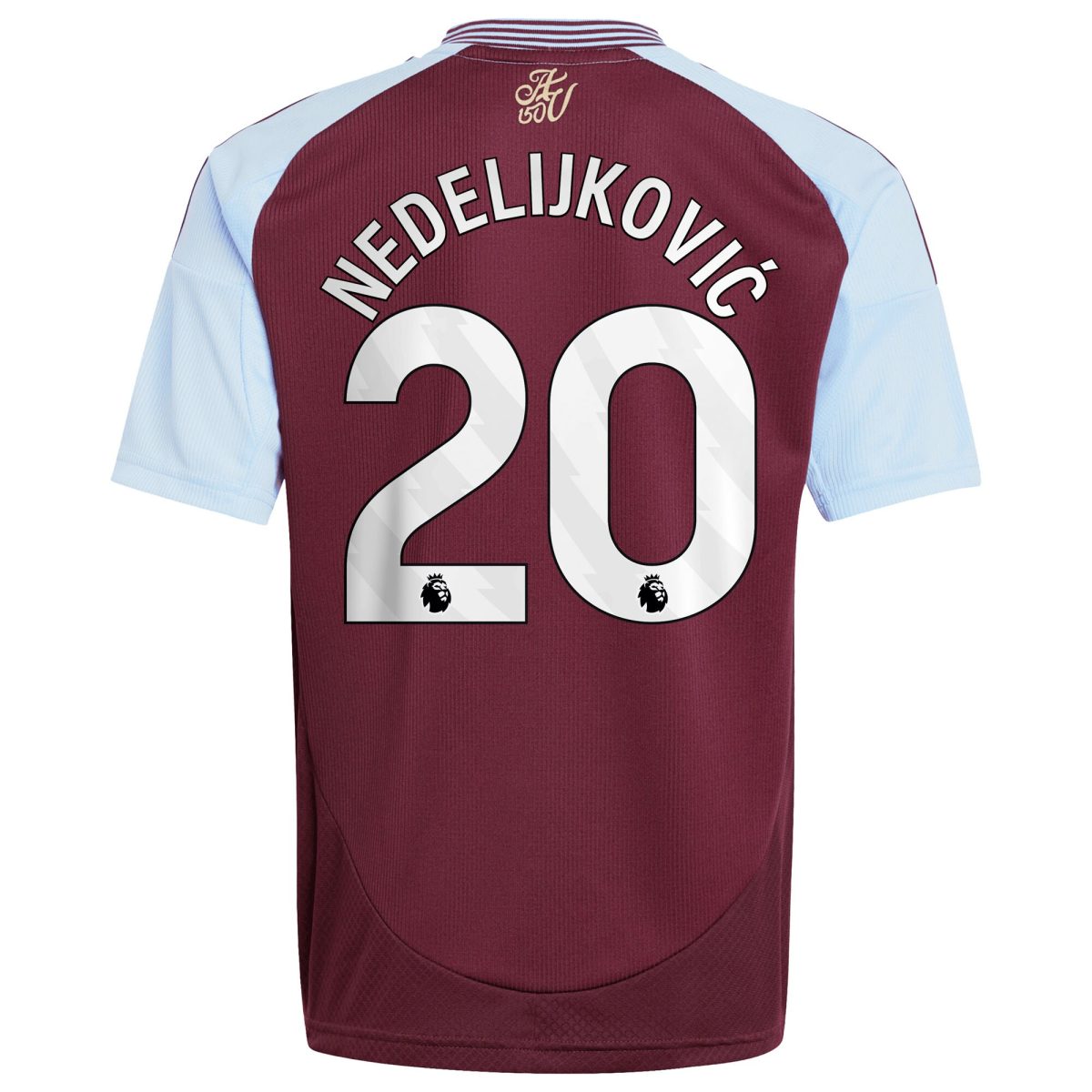 aston villa adidas home shirt 2024-25 – kids with nedeljković 20 printing Collection | AVFC Fan Shop Official Jerseys and Shirts