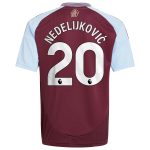 aston villa adidas home shirt 2024-25 – kids with nedeljković 20 printing Collection | AVFC Fan Shop Official Jerseys and Shirts