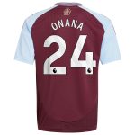 aston villa adidas home shirt 2024-25 – kids with onana 24 printing Collection | AVFC Fan Shop Official Jerseys and Shirts