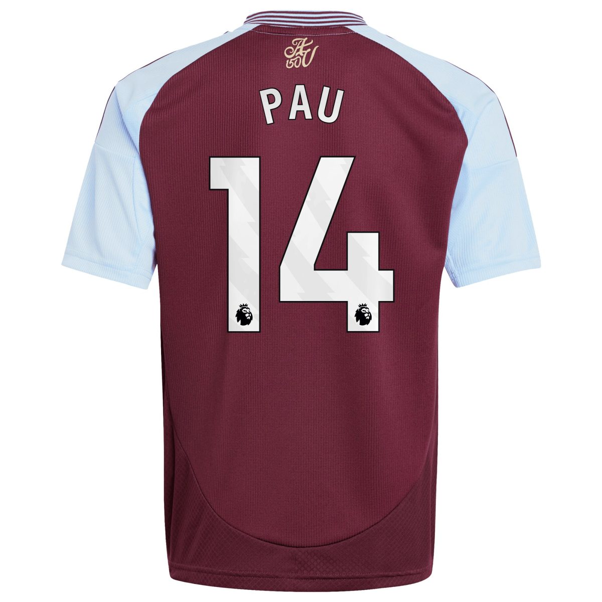 aston villa adidas home shirt 2024-25 – kids with pau 14 printing Collection | AVFC Fan Shop Official Jerseys and Shirts