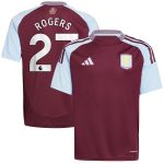 aston villa adidas home shirt 2024-25 – kids with rogers 27 printing Collection | AVFC Fan Shop Official Jerseys and Shirts