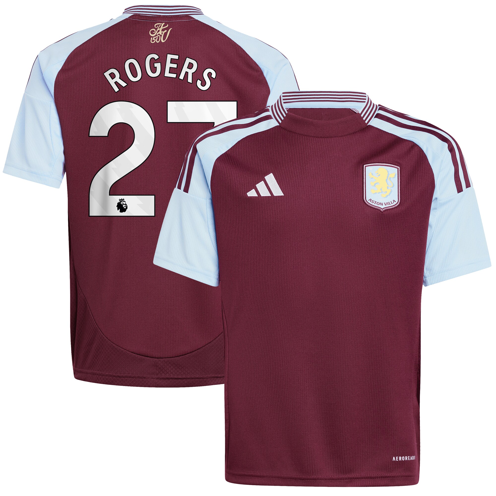 aston villa adidas home shirt 2024-25 – kids with rogers 27 printing Collection | AVFC Fan Shop Official Jerseys and Shirts