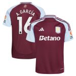 aston villa adidas home shirt 2024-25 with a.garcía 16 printing Collection | AVFC Fan Shop Official Jerseys and Shirts