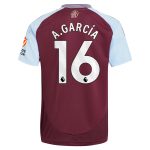 aston villa adidas home shirt 2024-25 with a.garcía 16 printing Collection | AVFC Fan Shop Official Jerseys and Shirts