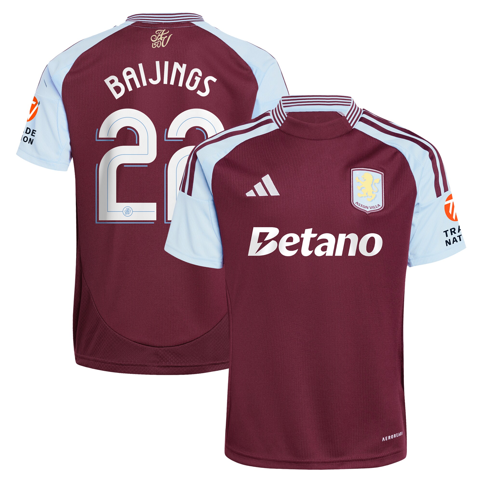 aston villa adidas home shirt 2024-25 with baijings 22 cup printing Collection | AVFC Fan Shop Official Jerseys and Shirts