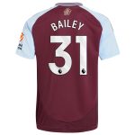 aston villa adidas home shirt 2024-25 with bailey 31 printing Collection | AVFC Fan Shop Official Jerseys and Shirts