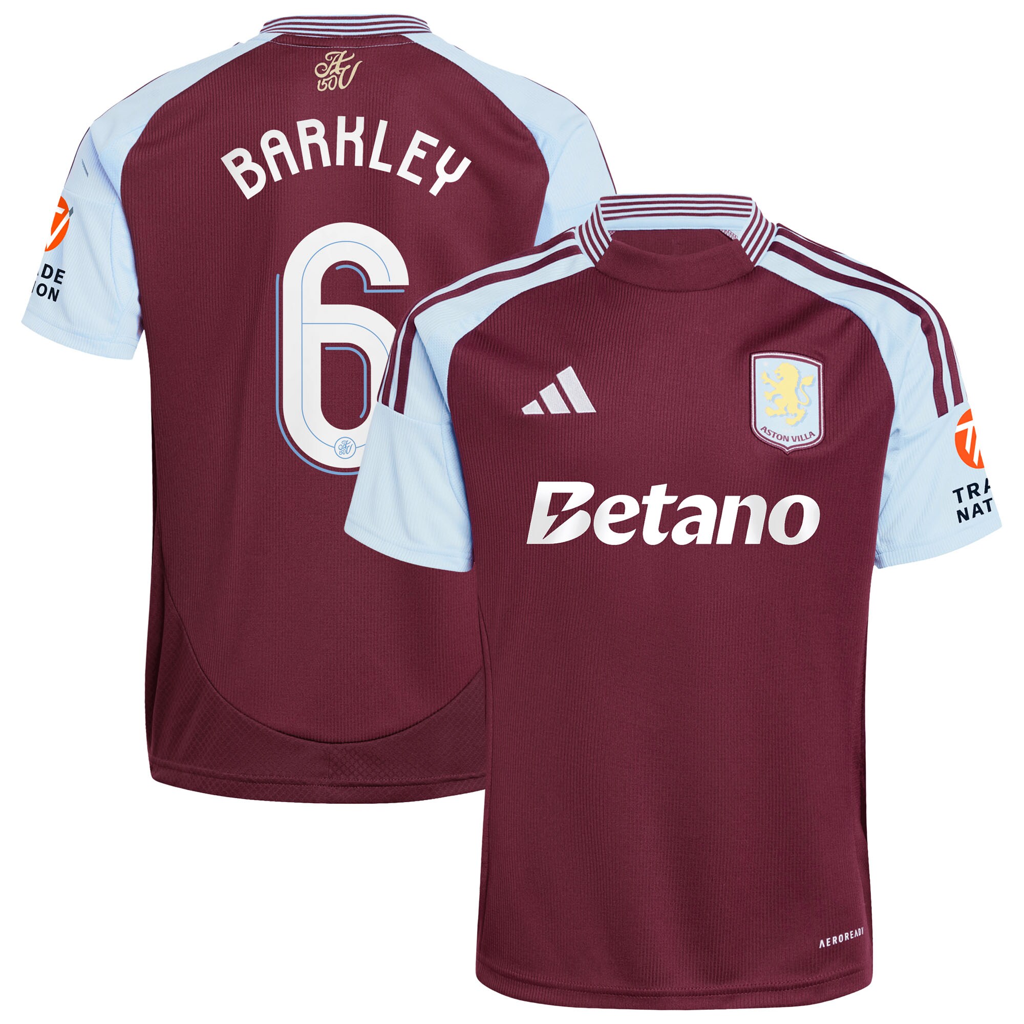 aston villa adidas home shirt 2024-25 with barkley 6 cup printing Collection | AVFC Fan Shop Official Jerseys and Shirts