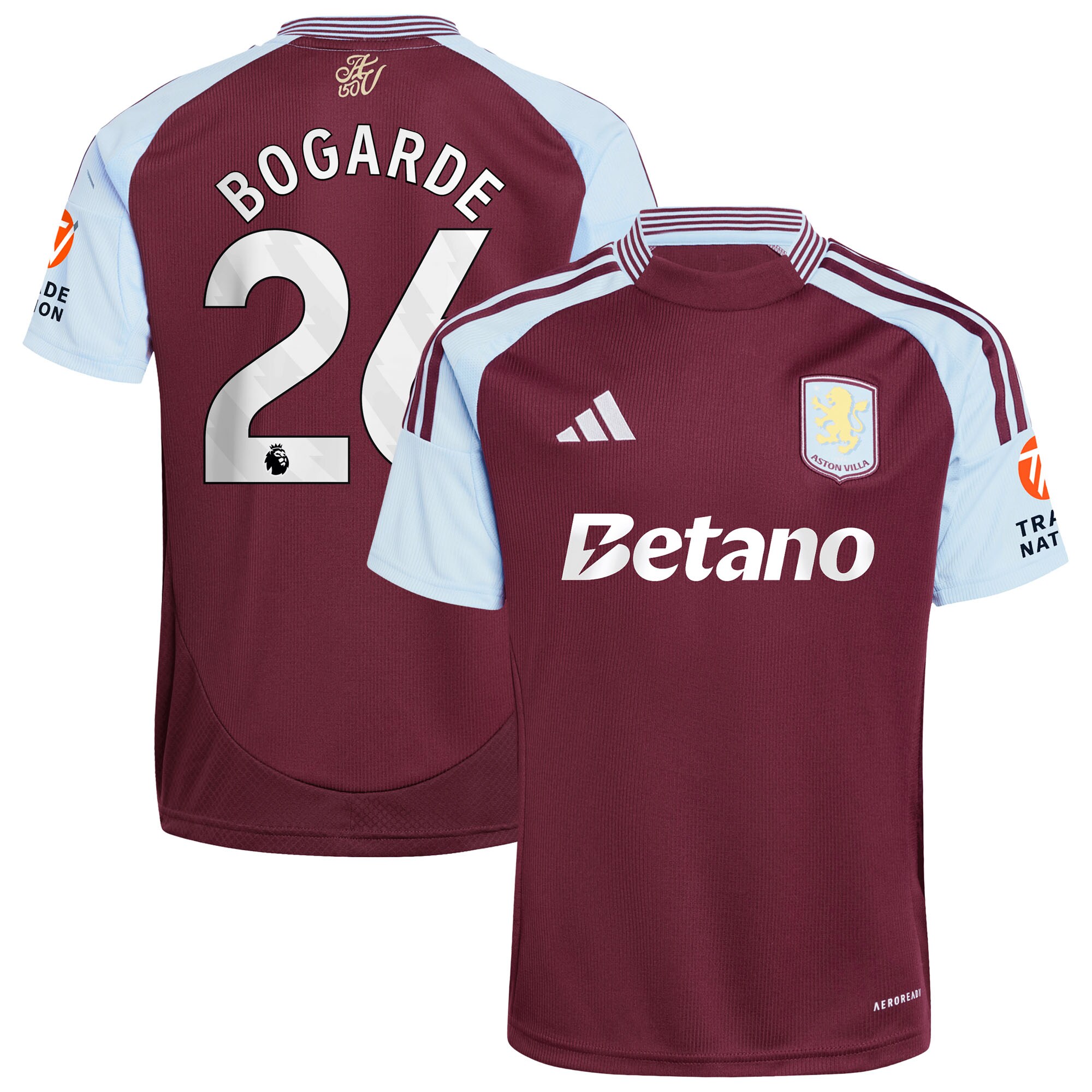 aston villa adidas home shirt 2024-25 with bogarde 26 printing Collection | AVFC Fan Shop Official Jerseys and Shirts