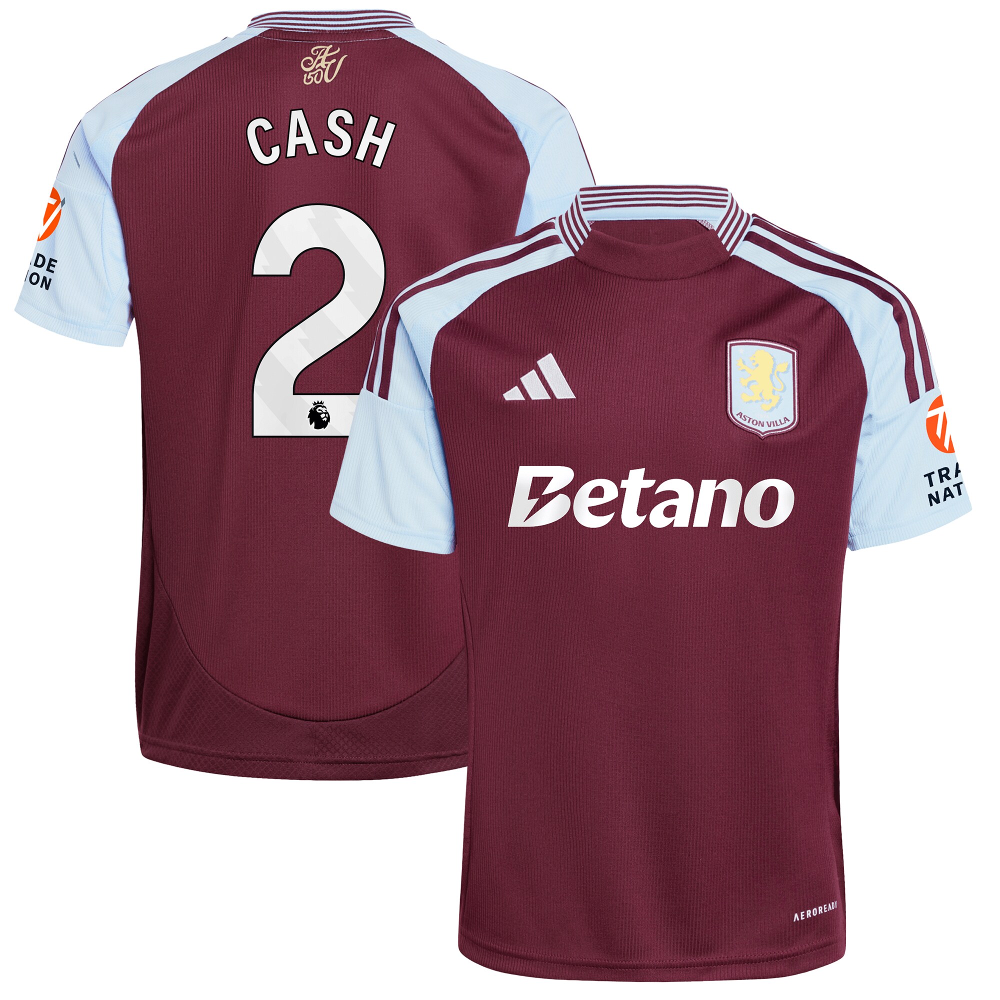 aston villa adidas home shirt 2024-25 with cash 2 printing Collection | AVFC Fan Shop Official Jerseys and Shirts