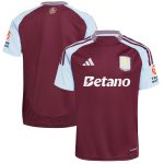 aston villa adidas home shirt 2024-25 with custom printing Collection | AVFC Fan Shop Official Jerseys and Shirts