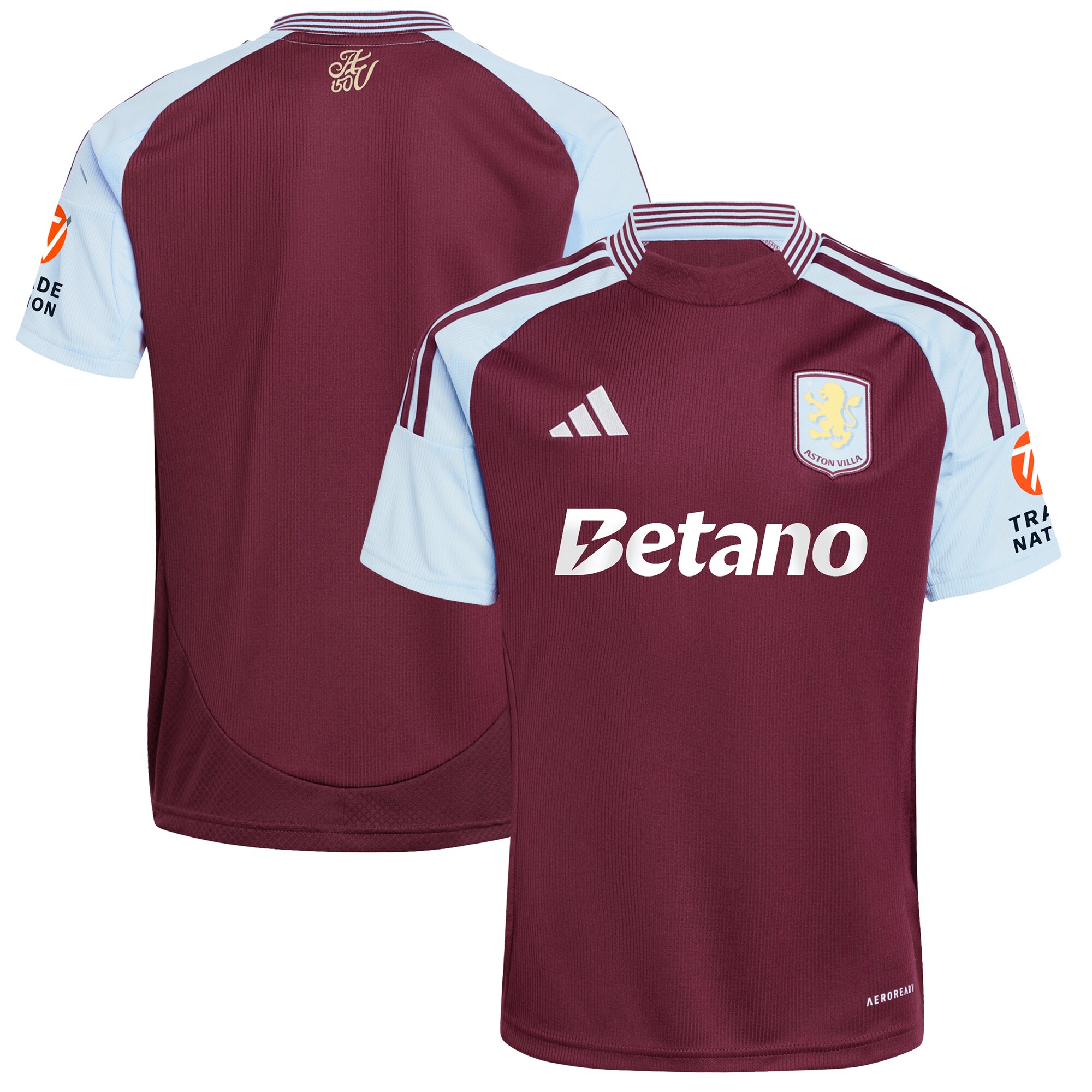 aston villa adidas home shirt 2024-25 with custom printing Collection | AVFC Fan Shop Official Jerseys and Shirts
