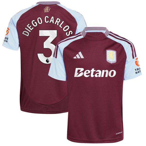 aston villa adidas home shirt 2024-25 with diego carlos 3 printing Collection | AVFC Fan Shop Official Jerseys and Shirts