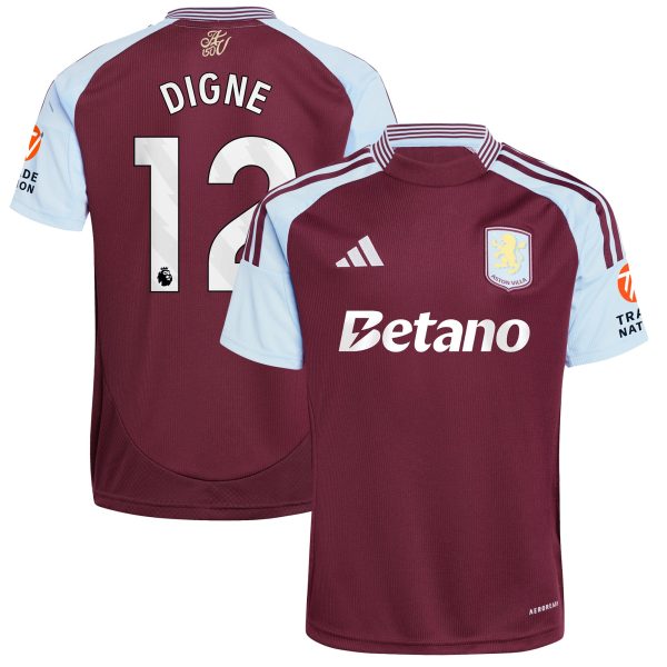 aston villa adidas home shirt 2024-25 with digne 12 printing Collection | AVFC Fan Shop Official Jerseys and Shirts