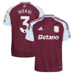 aston villa adidas home shirt 2024-25 with disasi 3 printing Collection | AVFC Fan Shop Official Jerseys and Shirts