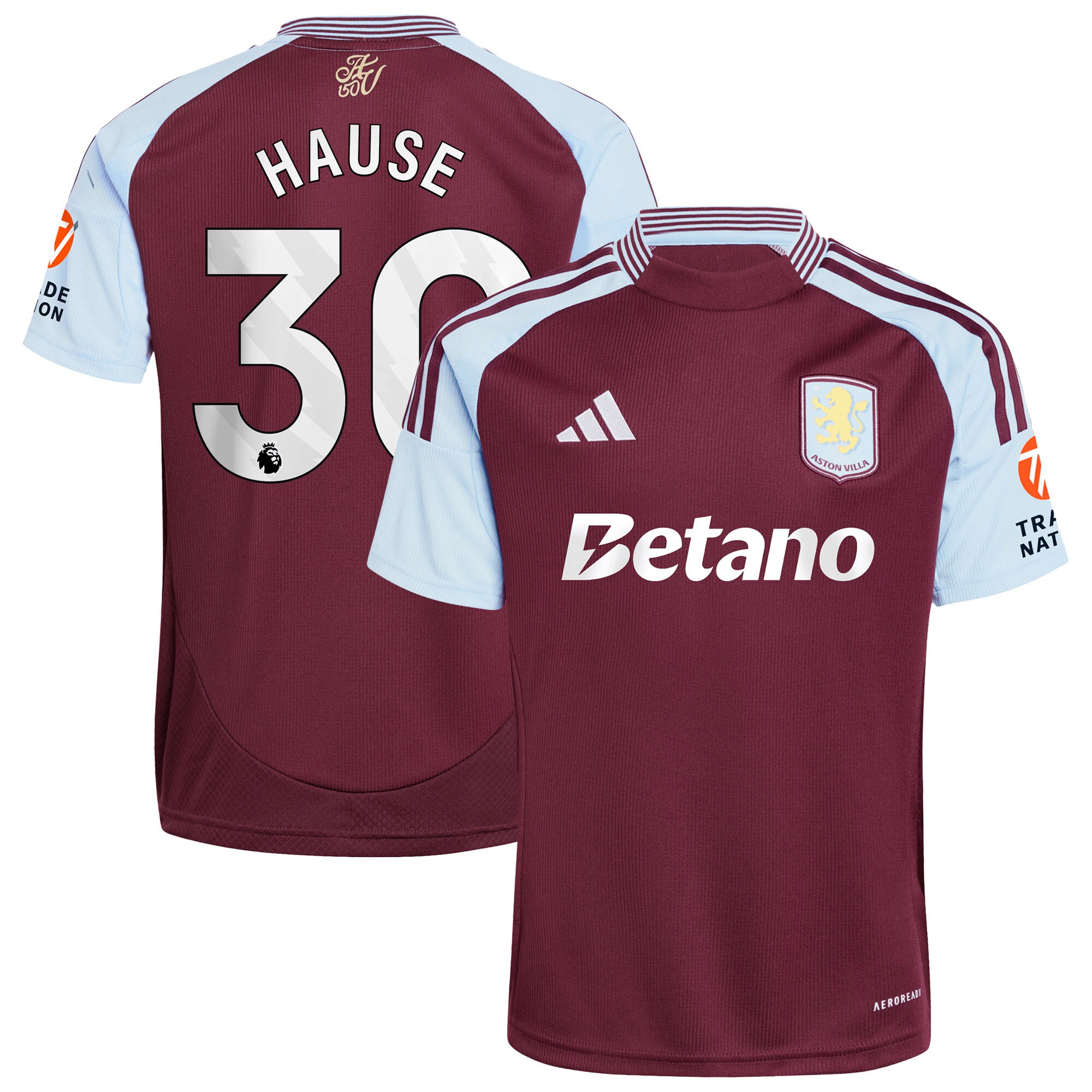 aston villa adidas home shirt 2024-25 with hause 30 printing Collection | AVFC Fan Shop Official Jerseys and Shirts