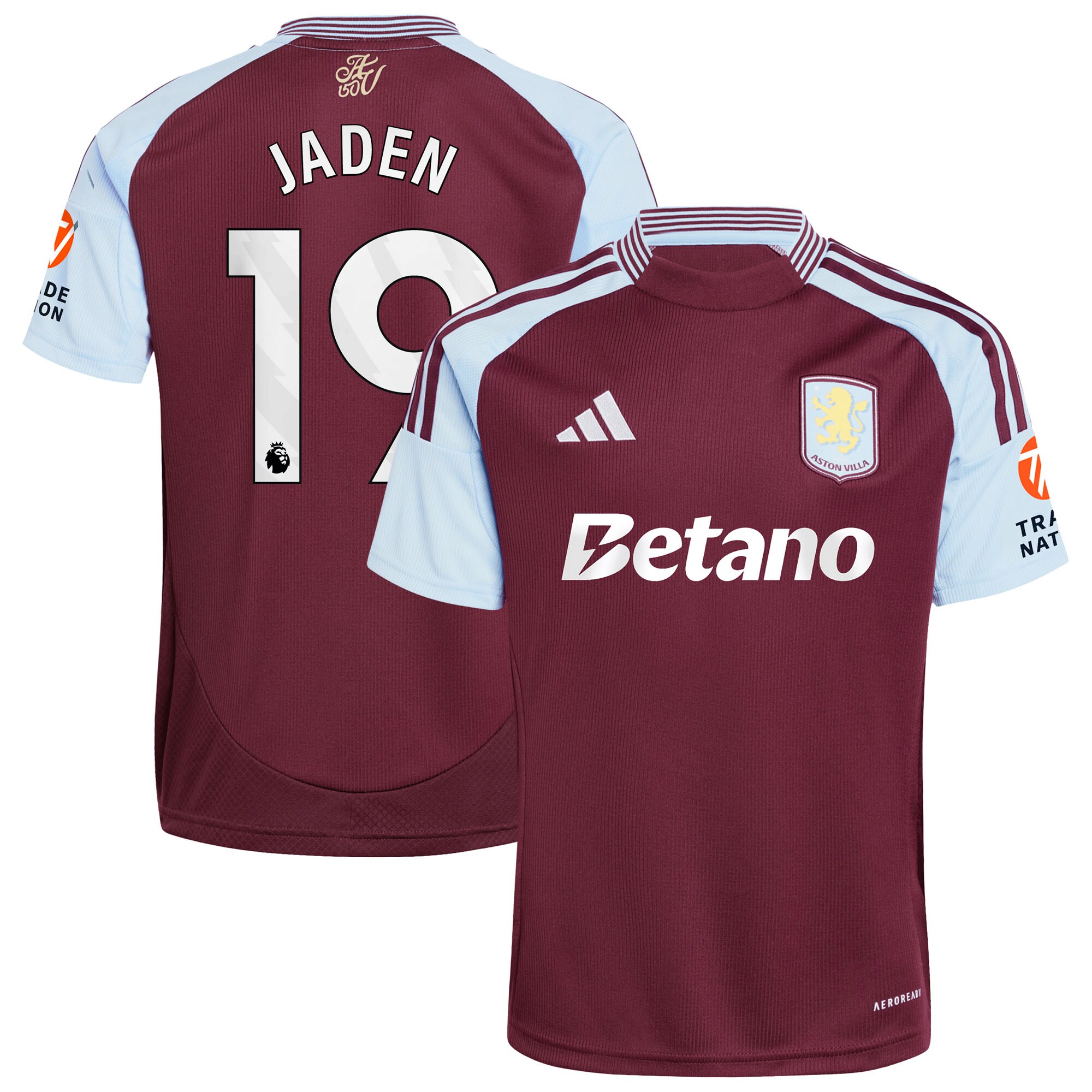 aston villa adidas home shirt 2024-25 with jaden 19 printing Collection | AVFC Fan Shop Official Jerseys and Shirts