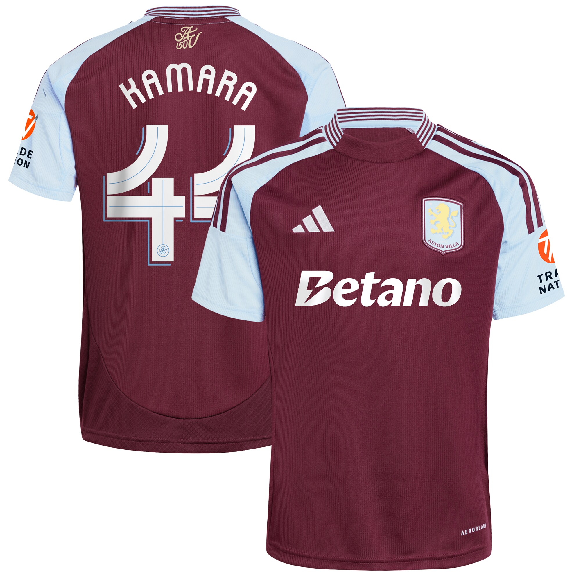 aston villa adidas home shirt 2024-25 with kamara 44 cup printing Collection | AVFC Fan Shop Official Jerseys and Shirts
