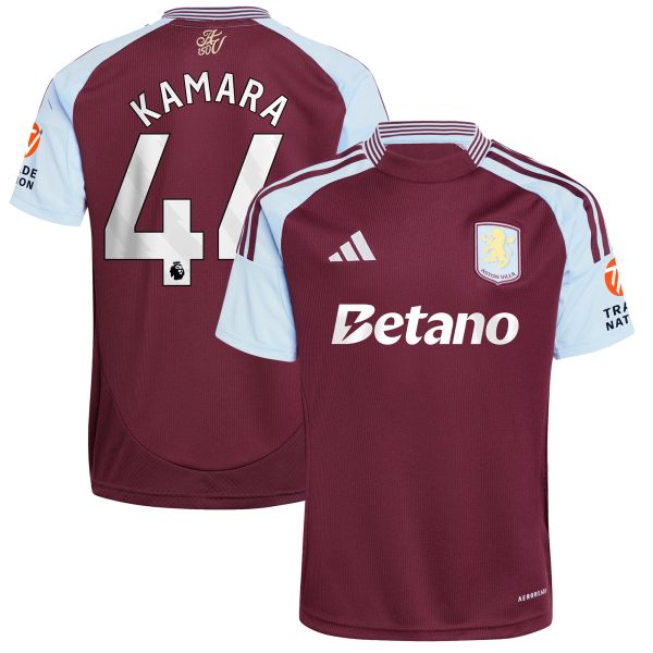 aston villa adidas home shirt 2024-25 with kamara 44 printing Collection | AVFC Fan Shop Official Jerseys and Shirts