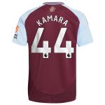 aston villa adidas home shirt 2024-25 with kamara 44 printing Collection | AVFC Fan Shop Official Jerseys and Shirts