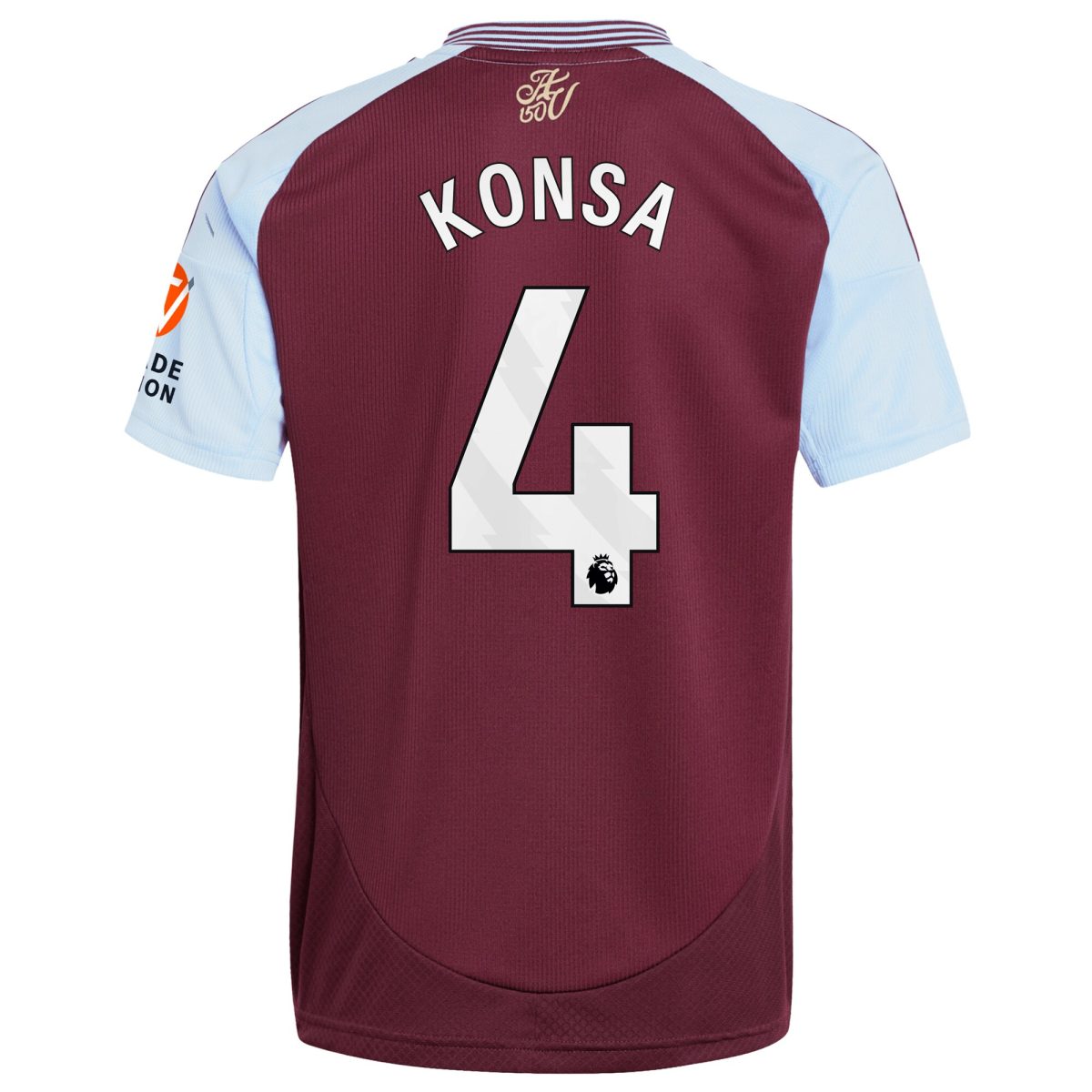aston villa adidas home shirt 2024-25 with konsa 4 printing Collection | AVFC Fan Shop Official Jerseys and Shirts