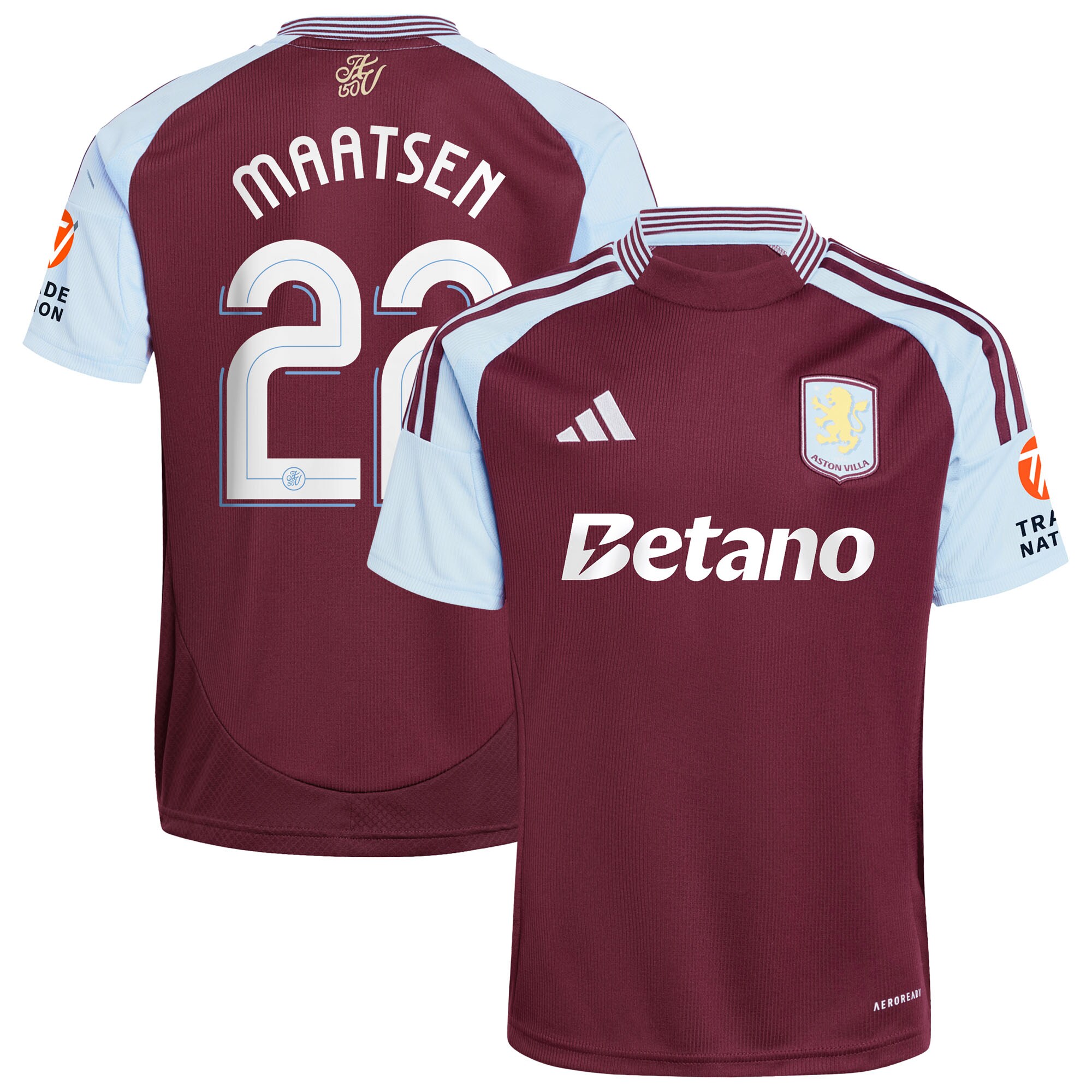 aston villa adidas home shirt 2024-25 with maatsen 22 cup printing Collection | AVFC Fan Shop Official Jerseys and Shirts