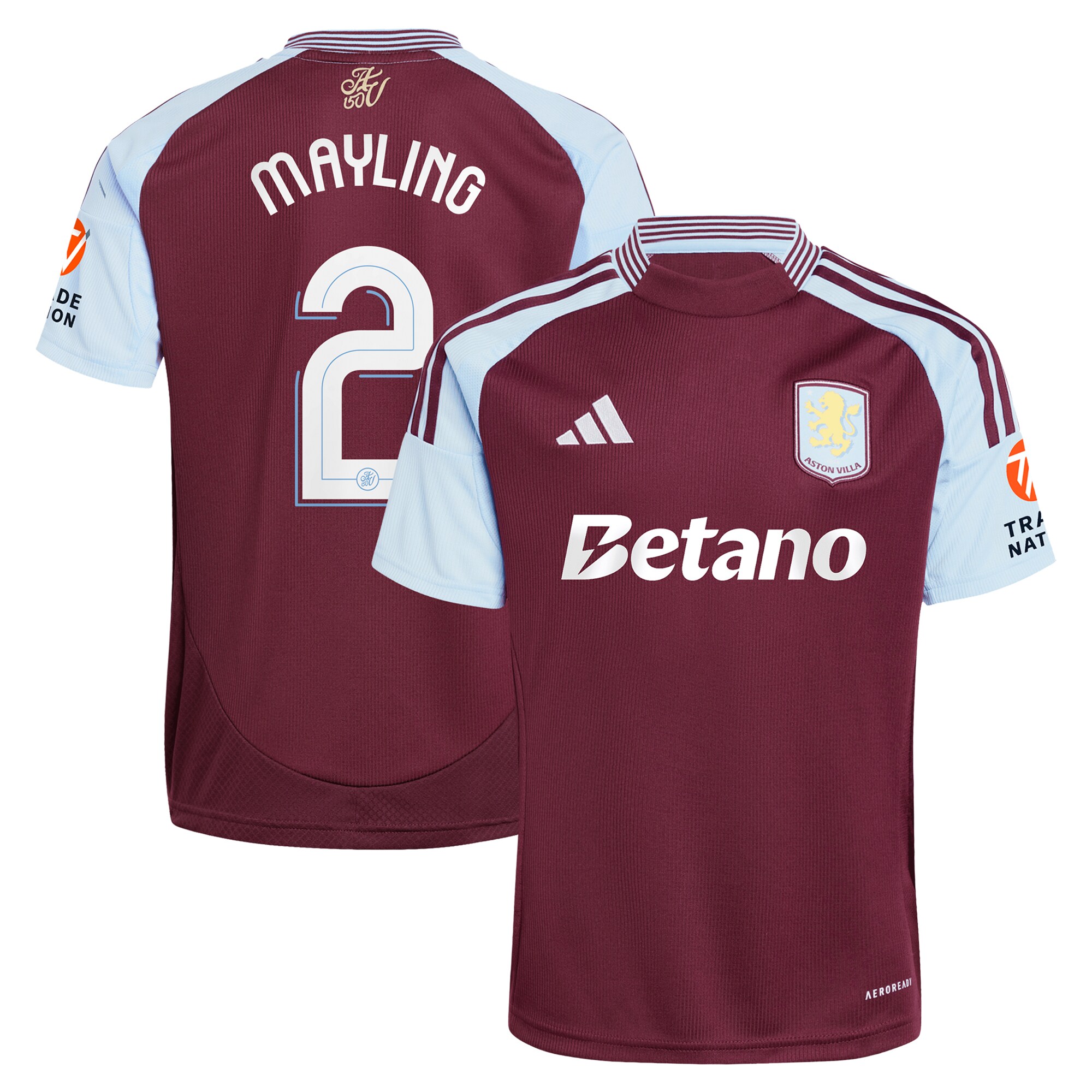 aston villa adidas home shirt 2024-25 with mayling 2 cup printing Collection | AVFC Fan Shop Official Jerseys and Shirts