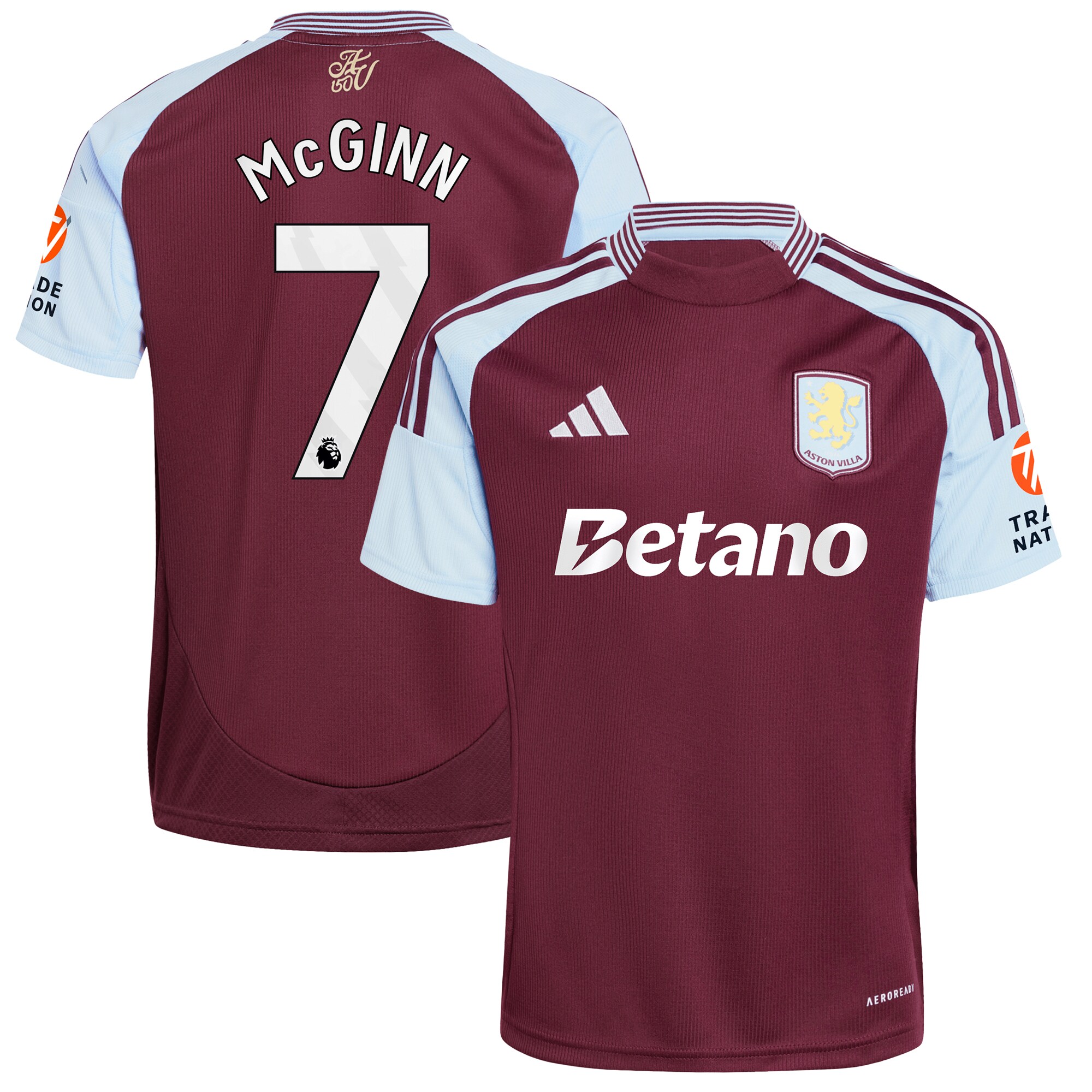 aston villa adidas home shirt 2024-25 with mcginn 7 printing Collection | AVFC Fan Shop Official Jerseys and Shirts