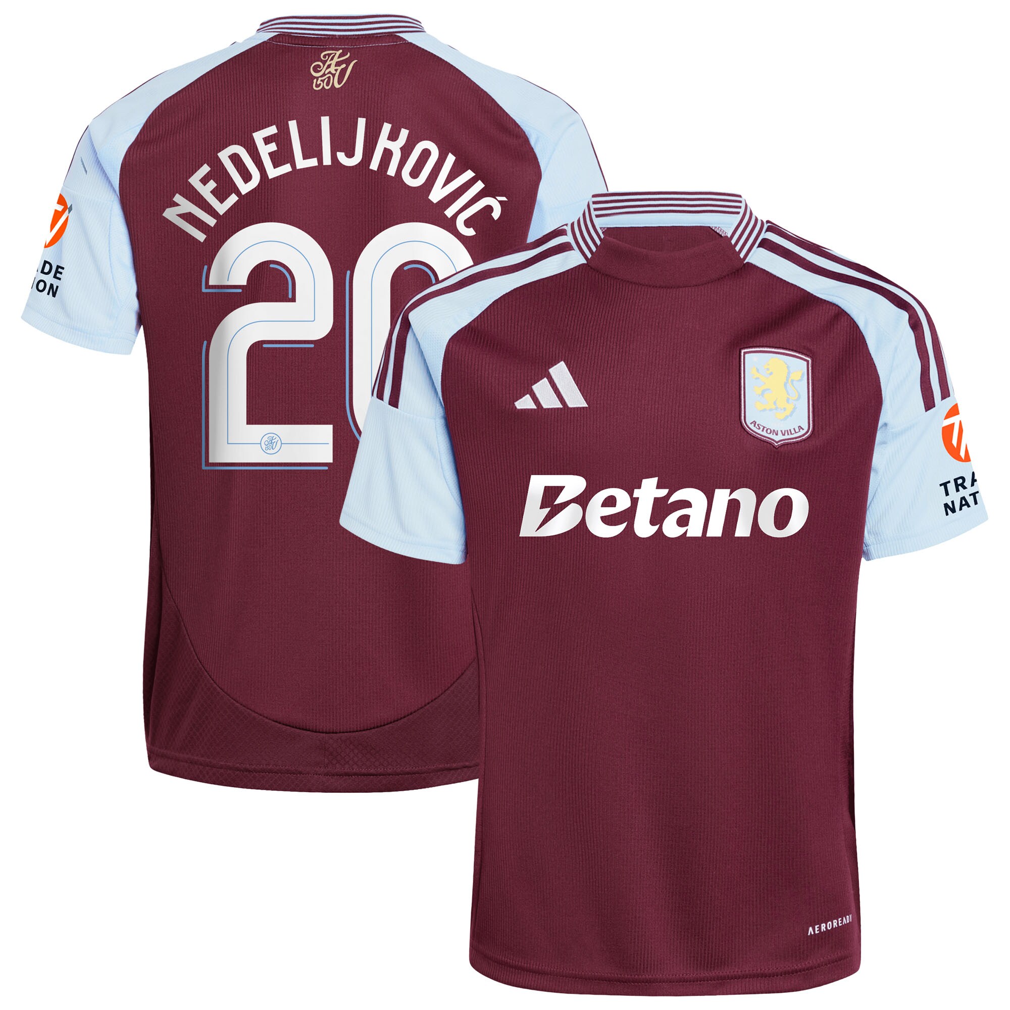 aston villa adidas home shirt 2024-25 with nedeljković 20 cup printing Collection | AVFC Fan Shop Official Jerseys and Shirts