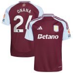 aston villa adidas home shirt 2024-25 with onana 24 printing Collection | AVFC Fan Shop Official Jerseys and Shirts